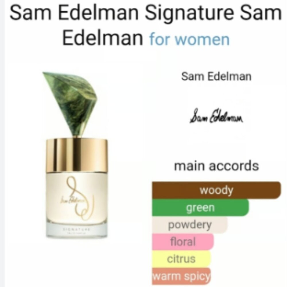 SAM EDELMAN SIGNATURE by Sam Edelman EAU DE PARFUM SPRAY 3.4 OZ  99.9% FULL!! - Picture 3 of 8
